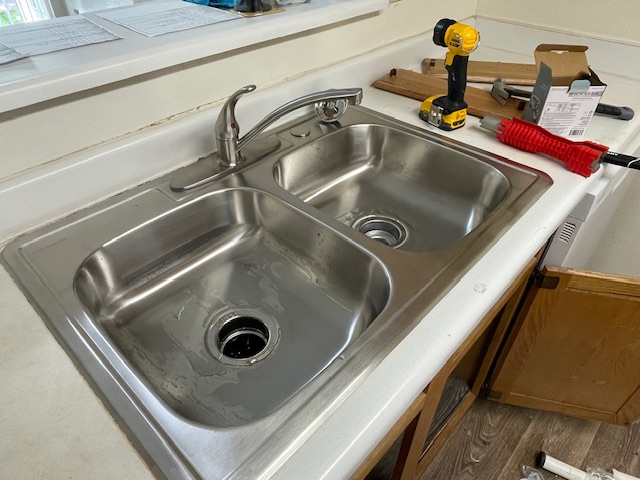 Sink replacement for local rental property - post-install